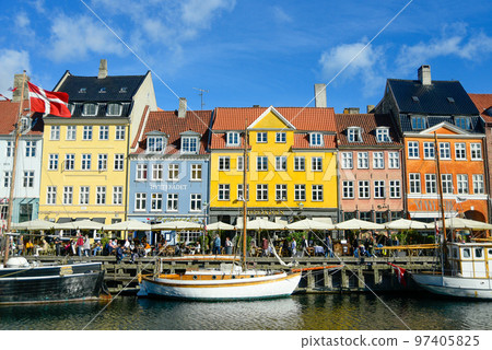 Beautiful scenery of Copenhagen, the capital of Denmark Beautiful scenery of Copenhagen, the capital of Denmark 97405825