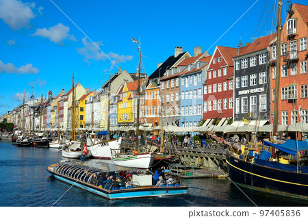 Beautiful scenery of Copenhagen, the capital of Denmark Beautiful scenery of Copenhagen, the capital of Denmark 97405836