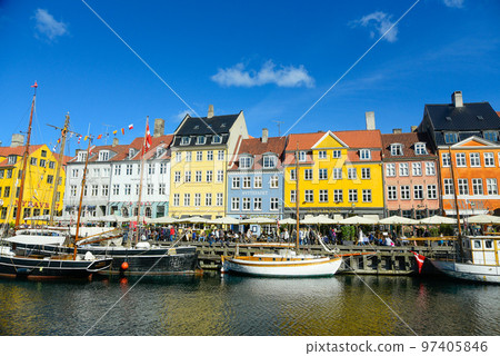 Beautiful scenery of Copenhagen, the capital of Denmark Beautiful scenery of Copenhagen, the capital of Denmark 97405846