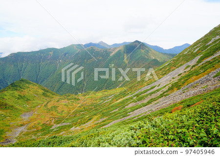 北海道、幌尻山、North Cirque、遠別山 北海道、幌尻山、North Cirque、遠別山 97405946