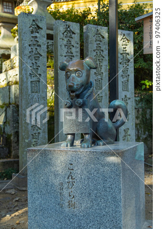 Konpira-san的秋葉參拜後背的紅葉很美 Konpira-san的秋葉參拜後背的紅葉很美 97406325