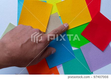 choose colored paper choose colored paper 97407008