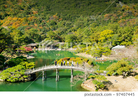 栗林公園的紅葉最好 97407445