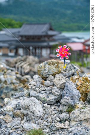 Sacred place Osorezan Osorezan Bodaiji Temple windmill (Mutsu City, Aomori Prefecture) Sacred place Osorezan Osorezan Bodaiji Temple windmill (Mutsu City, Aomori Prefecture) 97408365