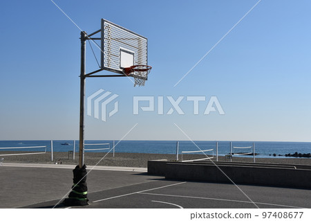 Autumn Shonan Hiratsuka Beach Park basketball goal 97408677
