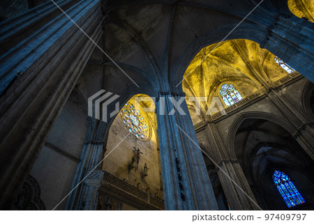 Seville Cathedral of Saint Mary of the See in Seville, Andalusia, Spain 97409797