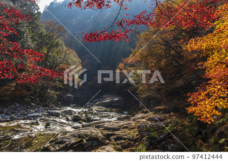 Okutsu valley in autumn Okutsu valley in autumn 97412444