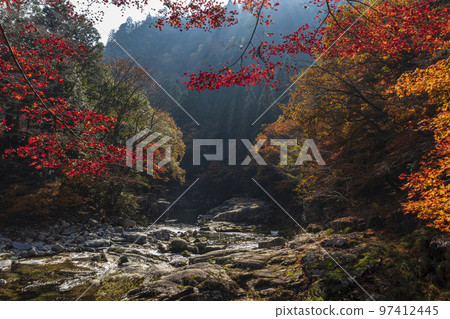 Okutsu valley in autumn Okutsu valley in autumn 97412445