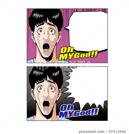American comic touch crying Japanese American comic touch crying Japanese 97412648