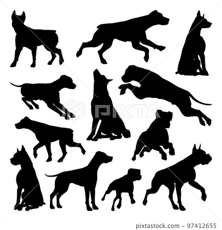 Dog Silhouettes Animal Set Dog Silhouettes Animal Set 97412655
