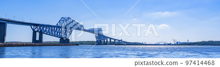東京門大橋是橫跨東京港入口的海橋[東京風景] 97414468