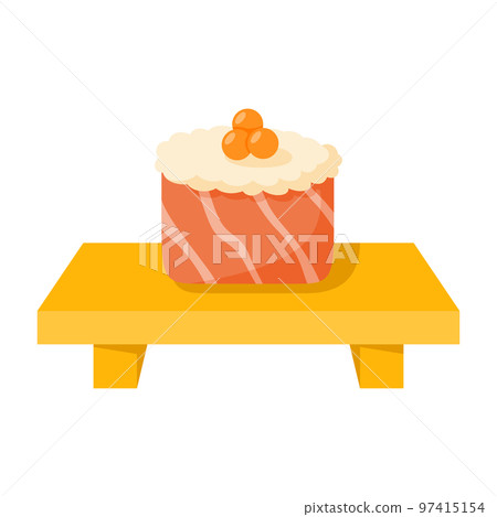Sushi in flat style isolated Sushi in flat style isolated 97415154