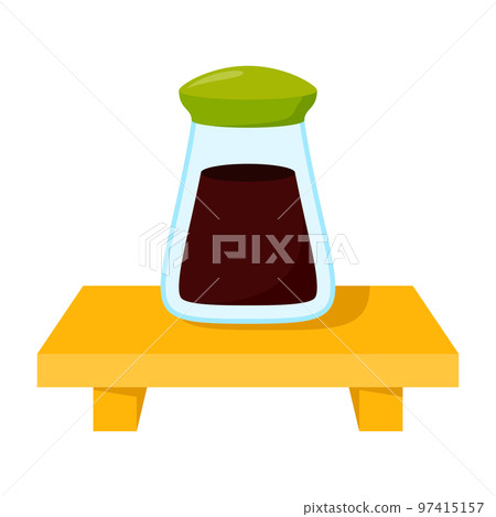 Shoyu in flat style isolated Shoyu in flat style isolated 97415157