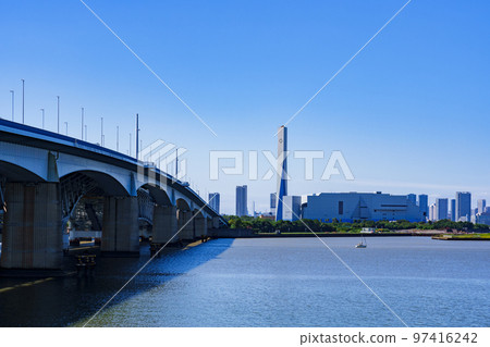Shinkiba is Shinto Koto Incineration Plant in Yumenoshima 【 Image of garbage incineration plant 】 97416242