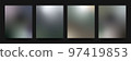 Gradient backgrounds vector set. Gradient wallpapers in metal colors. Colorful vector backgrounds for covers, wallpapers, social media stories, banners, business cards branding design projects screen 97419853