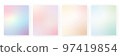 Gradient backgrounds vector set in pastel colors. Gradient wallpapers Colorful vector backgrounds for covers, wallpapers, social media stories, banners, business cards branding design projects screen 97419854