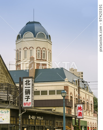 北海道小樽堺町街的城市景觀 / 日本小樽市 97420391