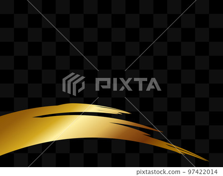 畫筆書寫線條和方格圖案背景水平位置黑色和金色 畫筆書寫線條和方格圖案背景水平位置黑色和金色 97422014