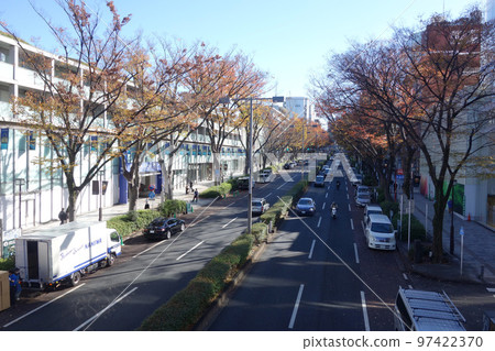 原宿表參道（從神宮前人行天橋出發。左側是表參道之丘：東京都澀谷區） 97422370