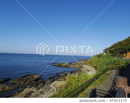 Coastline seen from Roadside Station Saganoseki (Oita City, Oita Prefecture) Coastline seen from Roadside Station Saganoseki (Oita City, Oita Prefecture) 97423173