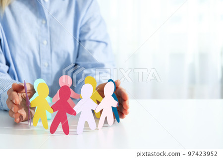 Concept of Diversity, Inclusion and Equality, space for text 97423952