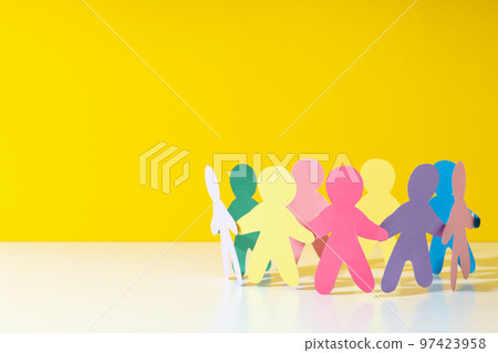 Concept of Diversity, Inclusion and Equality, space for text Concept of Diversity, Inclusion and Equality, space for text 97423958