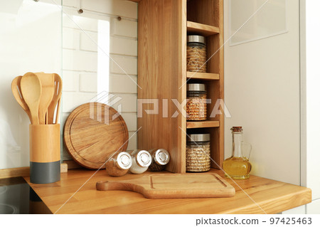 Concept of interior, a cozy kitchen interior 97425463