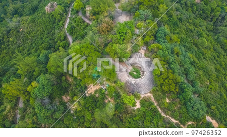 7 Dec 2022 Remains of a WWII searchlight battery at Lei Yue Mun Coast 97426352