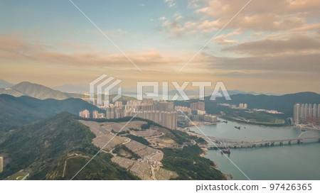7 Dec 2022 a cityscape of TKO Town, Hong Kong 97426365
