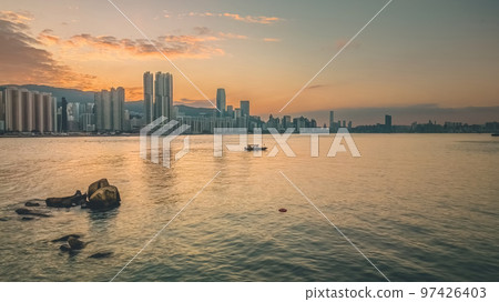 7 Dec 2022 the cityscape of the Kowloon Hong Kong 7 Dec 2022 the cityscape of the Kowloon Hong Kong 97426403
