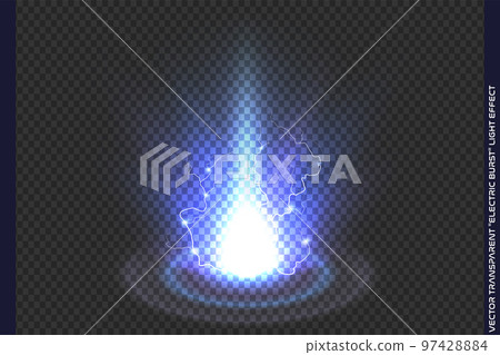 Vector blue power energy explosion light effect isolated on transparent background. Magic fantasy futuristic portal teleport. Electric lightning bolt. Cold sparkling burst Vector blue power energy explosion light effect isolated on transparent background. Magic fantasy futuristic portal teleport. Electric lightning bolt. Cold sparkling burst 97428884