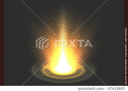 Vector orange yellow power energy explosion light effect isolated on transparent background. Magic fantasy futuristic portal teleport. Sparks particles. Hot sparkling beam burst Vector orange yellow power energy explosion light effect isolated on transparent background. Magic fantasy futuristic portal teleport. Sparks particles. Hot sparkling beam burst 97428885