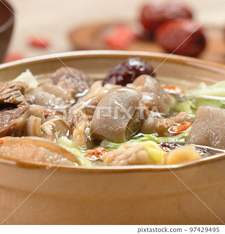 Delicious mutton hot pot in Taiwan. Delicious mutton hot pot in Taiwan. 97429495