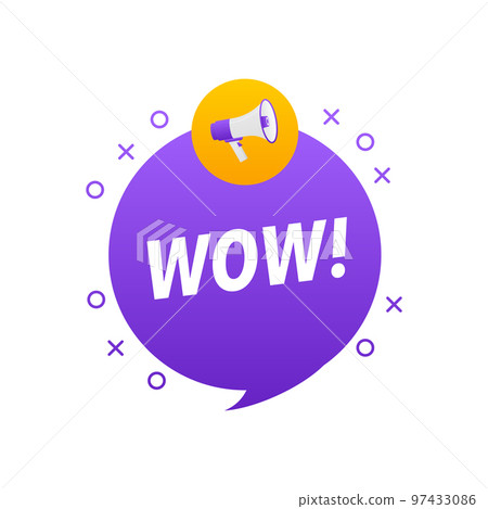Helpful tips Announcement Megaphone Label. Loudspeaker speech bubble. Helpful tips Announcement Megaphone Label. Loudspeaker speech bubble. 97433086