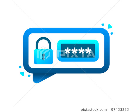 Two step authentication. 2fa -Two factor verification. Private access. Login to account 97433223