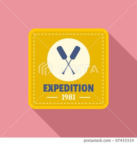 Camp expedition logo. Flat illustration of camp expedition vector logo for web design Camp expedition logo. Flat illustration of camp expedition vector logo for web design 97433319