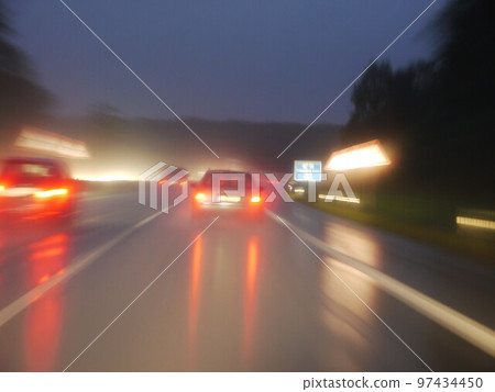 wet night street 97434450