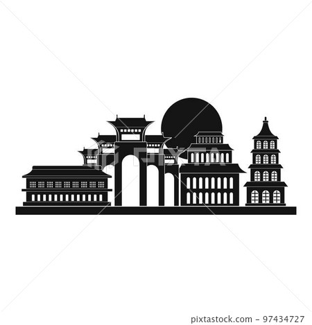Taipei icon. Simple illustration of taipei vector icon for web design isolated on white background Taipei icon. Simple illustration of taipei vector icon for web design isolated on white background 97434727