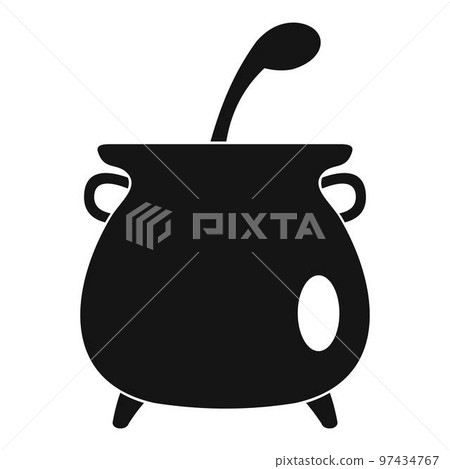 Boiled cauldron icon. Simple illustration of boiled cauldron vector icon for web design isolated on white background Boiled cauldron icon. Simple illustration of boiled cauldron vector icon for web design isolated on white background 97434767