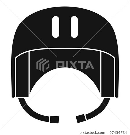 Canoe helmet icon. Simple illustration of canoe helmet vector icon for web design isolated on white background 97434784