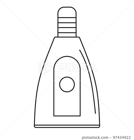 Uv bottle icon. Outline illustration of uv bottle vector icon for web design isolated on white background 97434922