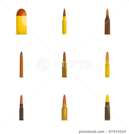 Shell icons set. Cartoon set of 9 shell vector icons for web isolated on white background Shell icons set. Cartoon set of 9 shell vector icons for web isolated on white background 97435034