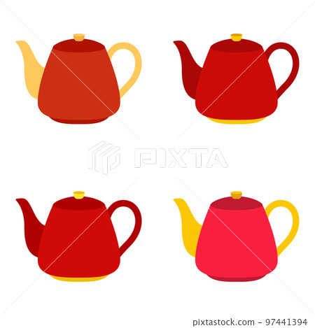 Teapot in flat style isolated Teapot in flat style isolated 97441394