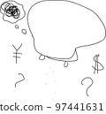 Icon illustration with no money in the wallet 97441631