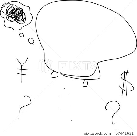 Icon illustration with no money in the wallet 97441631