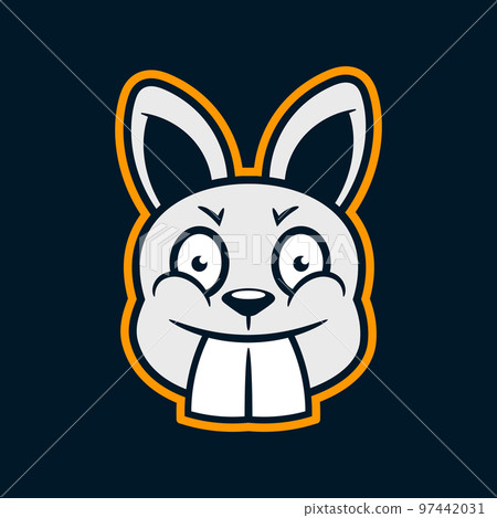 rabbit logo on trendy isolated background. rabbit logo for your website design Icon logo, app, UI. Clock icon Vector illustration, rabbit logo on trendy isolated background. rabbit logo for your website design Icon logo, app, UI. Clock icon Vector illustration, 97442031
