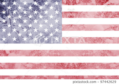 Defocus cold winter in USA. The concept of the energy crisis and the increasing demand for electricity. American flag snow holiday. Out of focus Defocus cold winter in USA. The concept of the energy crisis and the increasing demand for electricity. American flag snow holiday. Out of focus 97442629