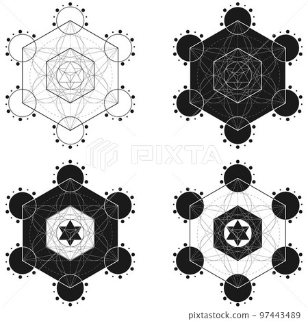 Metatron symbol vector design Metatron symbol vector design 97443489