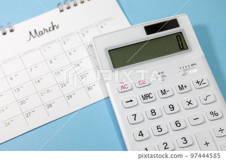 Calculator and calendar 97444585