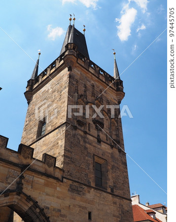 prague charles bridge lesser town bridge tower prague charles bridge lesser town bridge tower 97445705
